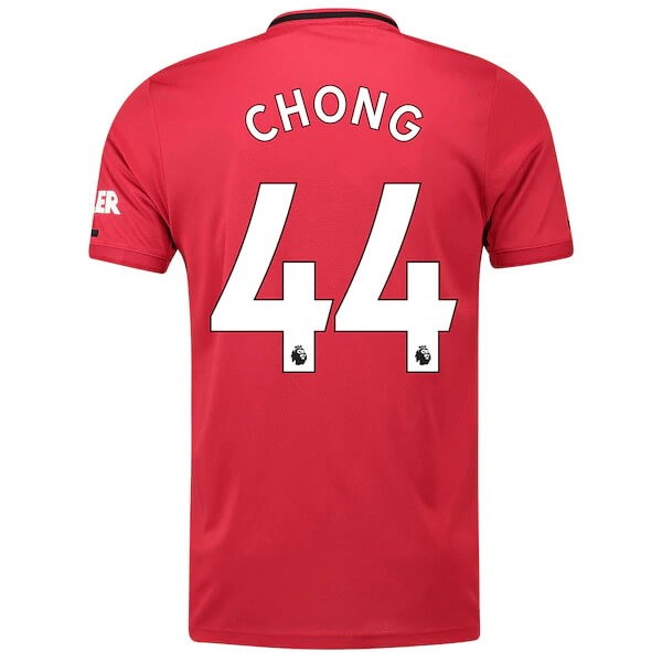 Camiseta Manchester United NO.44 Chong 1ª Kit 2019 2020 Rojo
